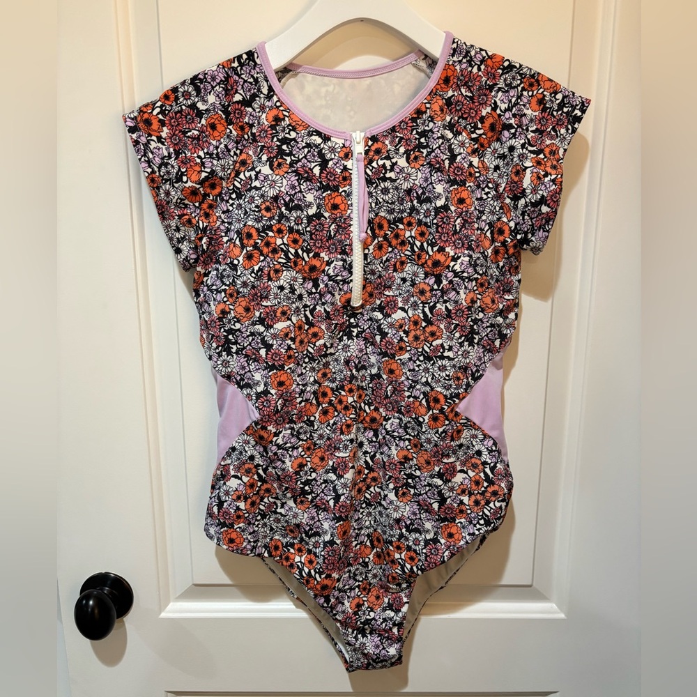 Carve designs floral 1 piece swimsuit